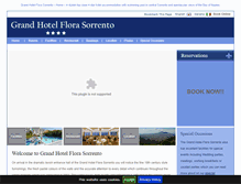 Tablet Screenshot of grandhotelflorasorrento.com